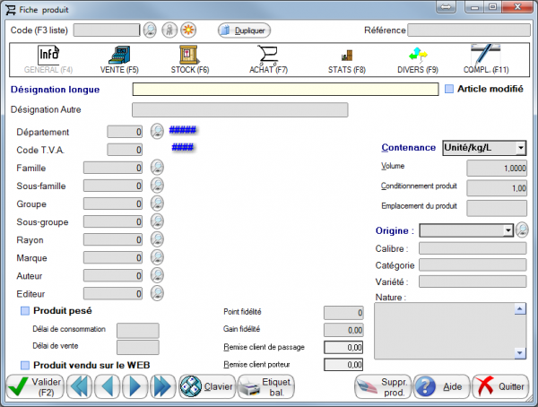 Store Pos Gestion Produits Fiche Dq 043 Documentation Aemsofts