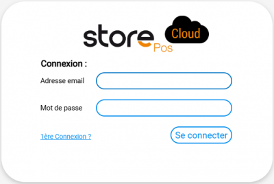 Figure n°1 : Page de connexion.
