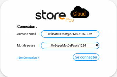 Figure n°5 : Page de connexion