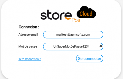Figure n°5 : Page de connexion